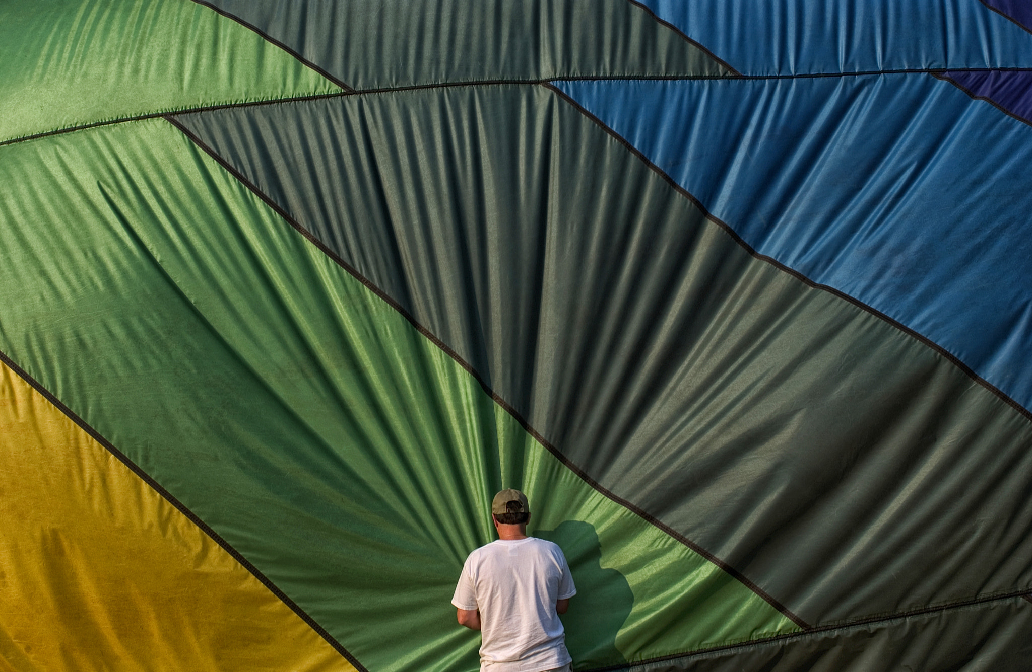 Nikon D1X sample photo. Hot air balloon rally photography
