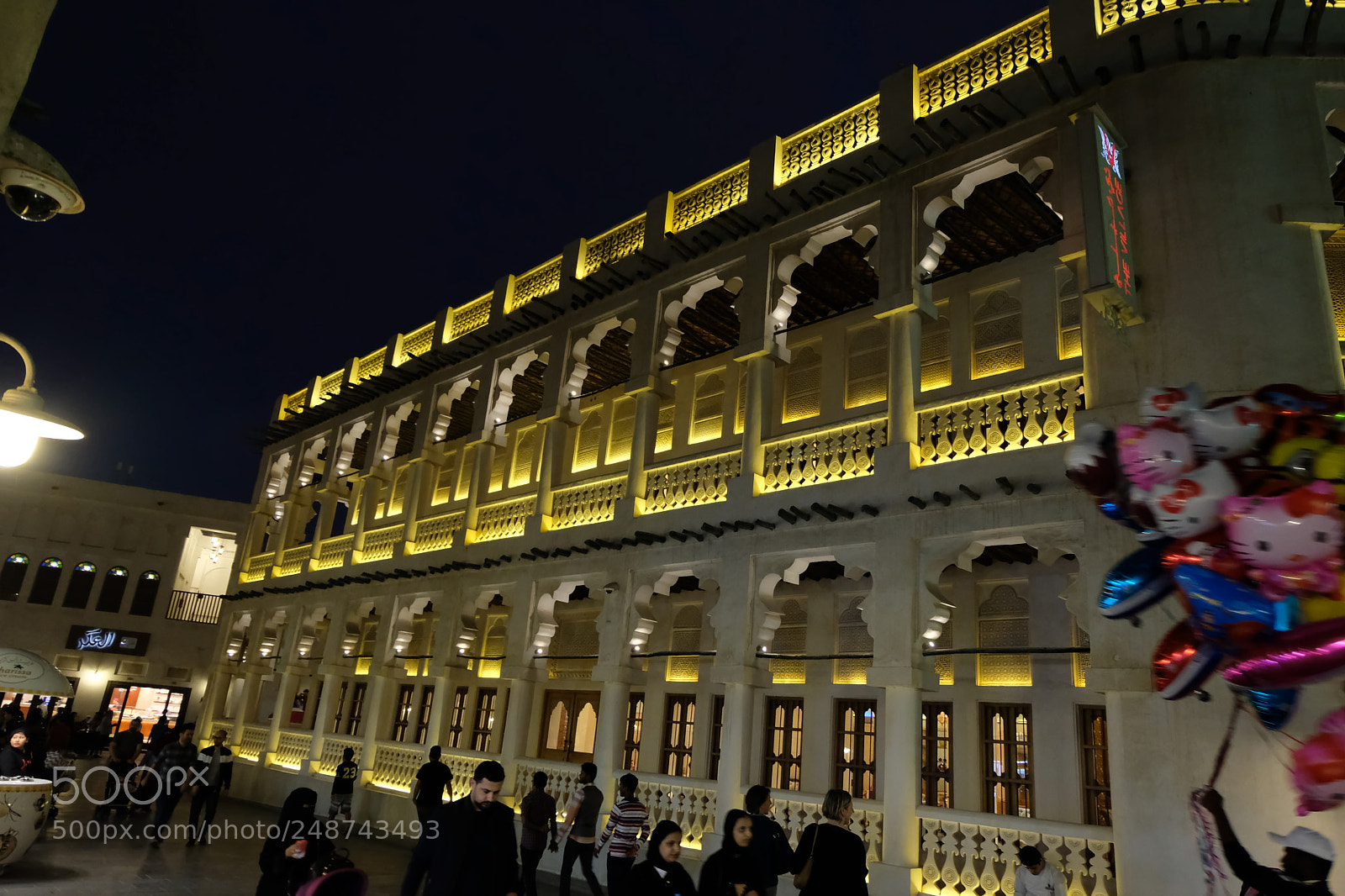 Fujifilm X-T20 sample photo. Restaurants of souq waqif photography