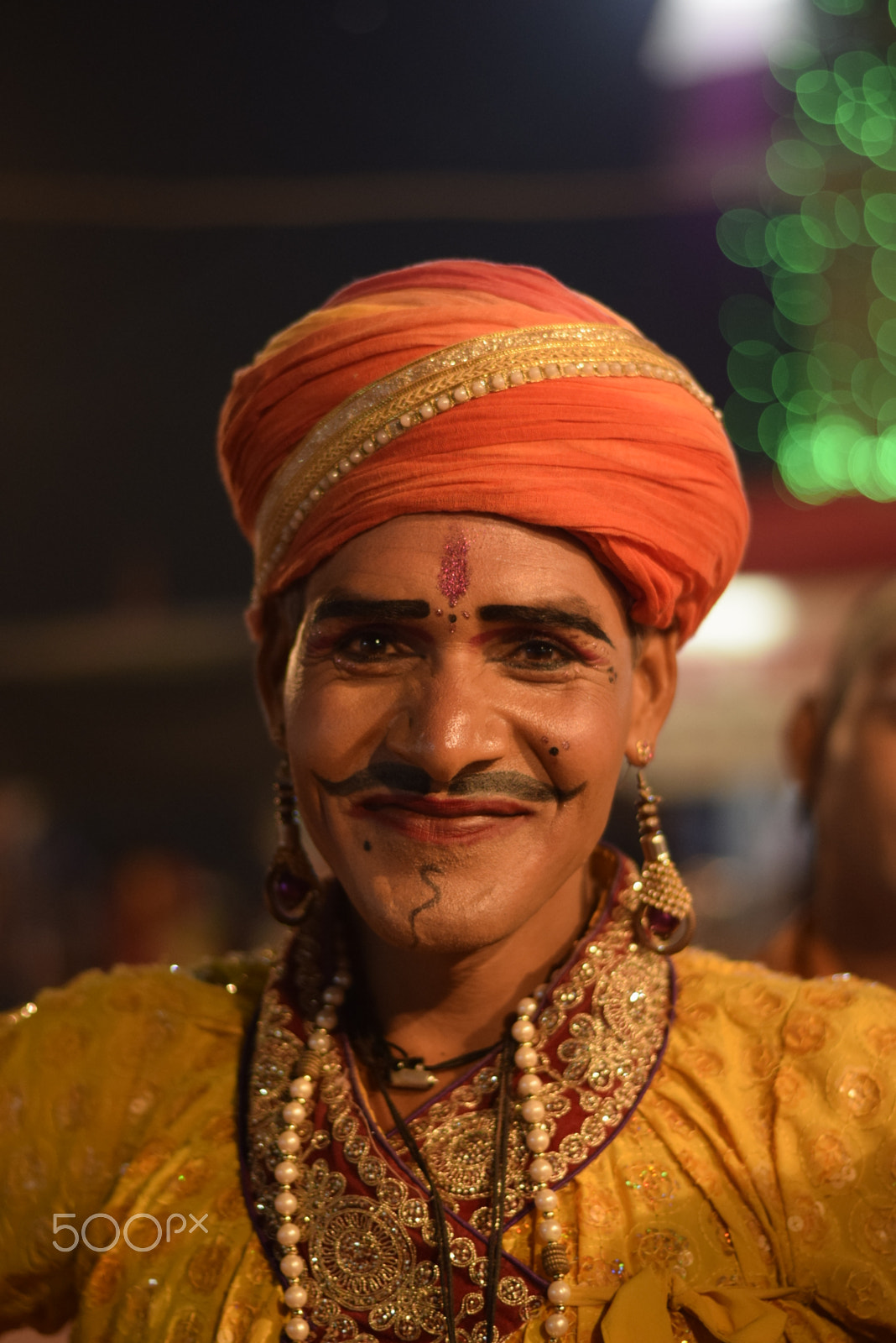 Nikon AF-S Nikkor 50mm F1.8G sample photo. Rajasthani performer photography