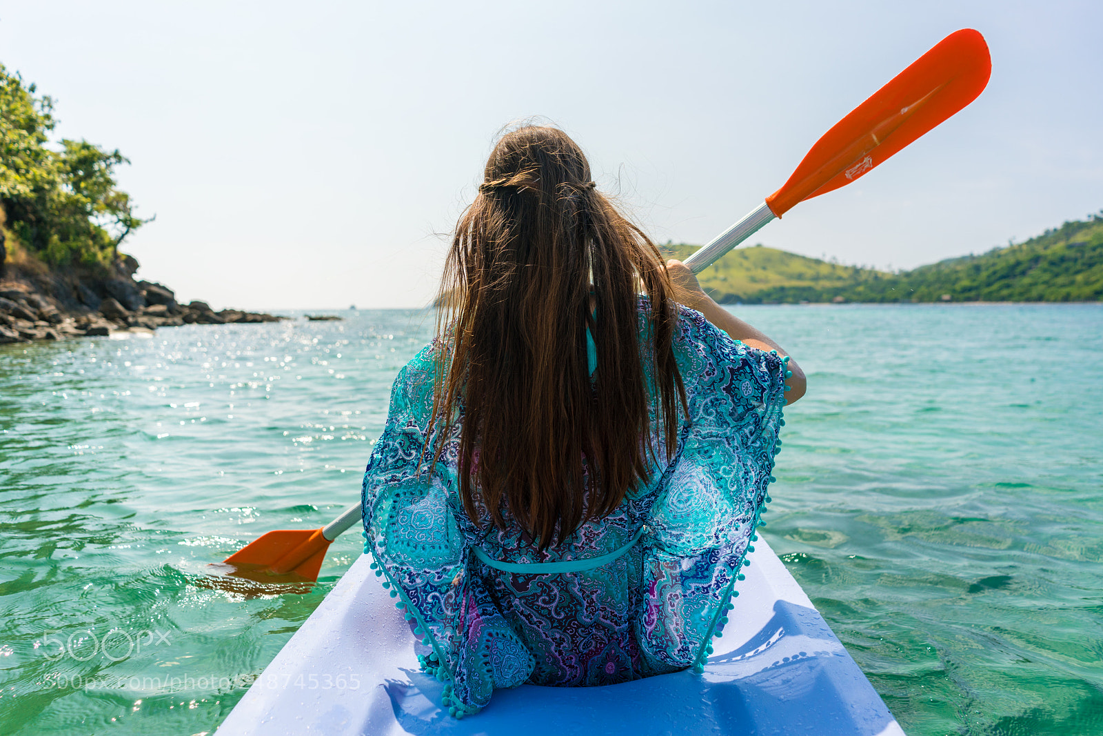 Sony a7R II sample photo. Young woman paddling a photography