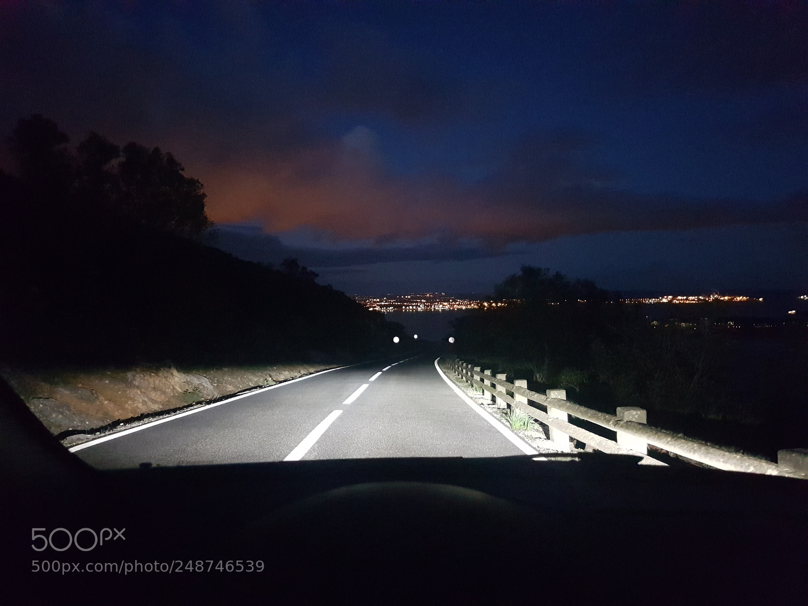 Samsung Galaxy S7 Edge sample photo. Arrábida by night photography