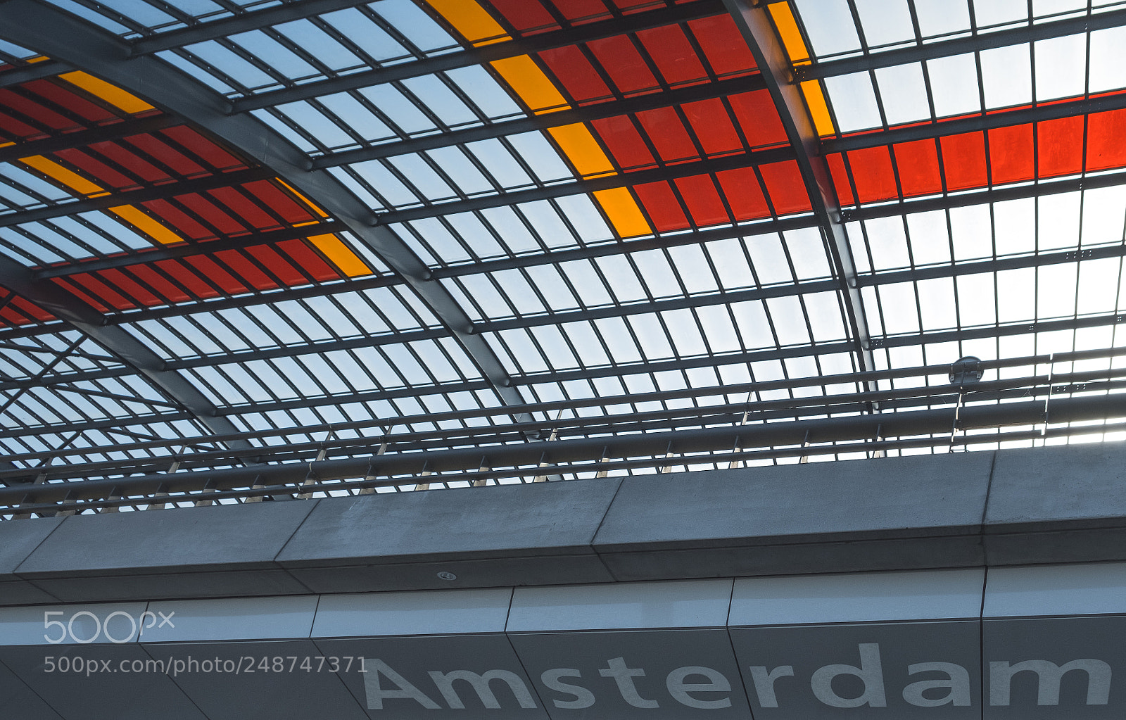 Fujifilm X-T20 sample photo. Glass roof of amsterdam photography