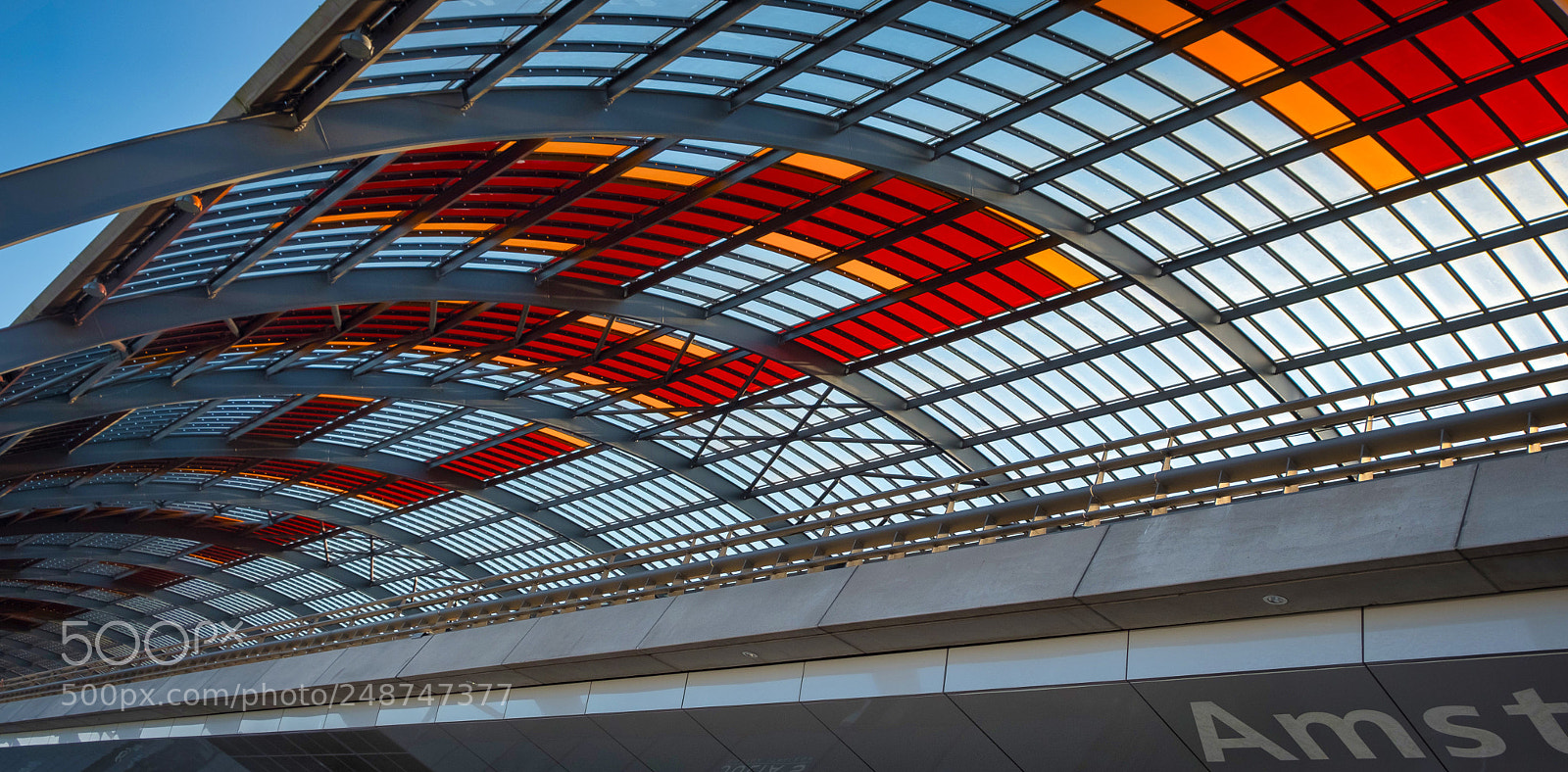 Fujifilm X-T20 sample photo. Glass roof of amsterdam photography