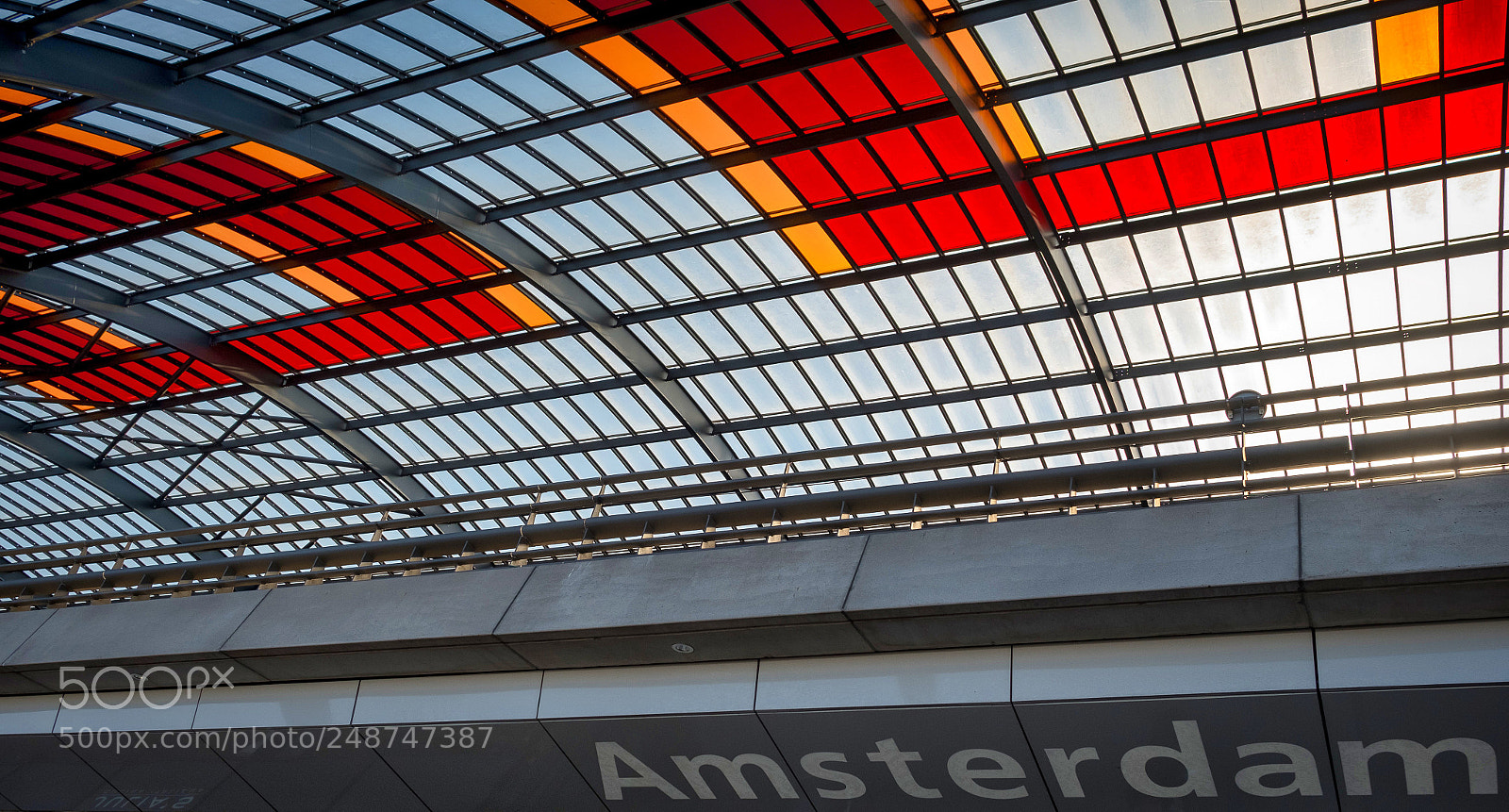 Fujifilm X-T20 sample photo. Glass roof of amsterdam photography