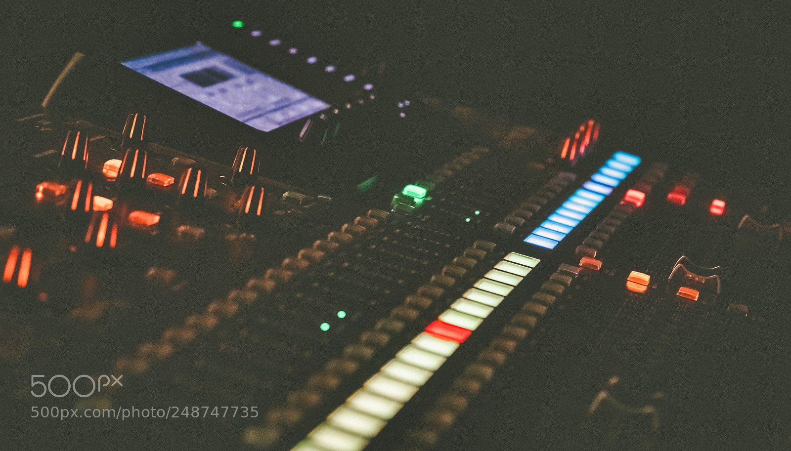 Fujifilm X-T20 sample photo. Theater lights control panel photography