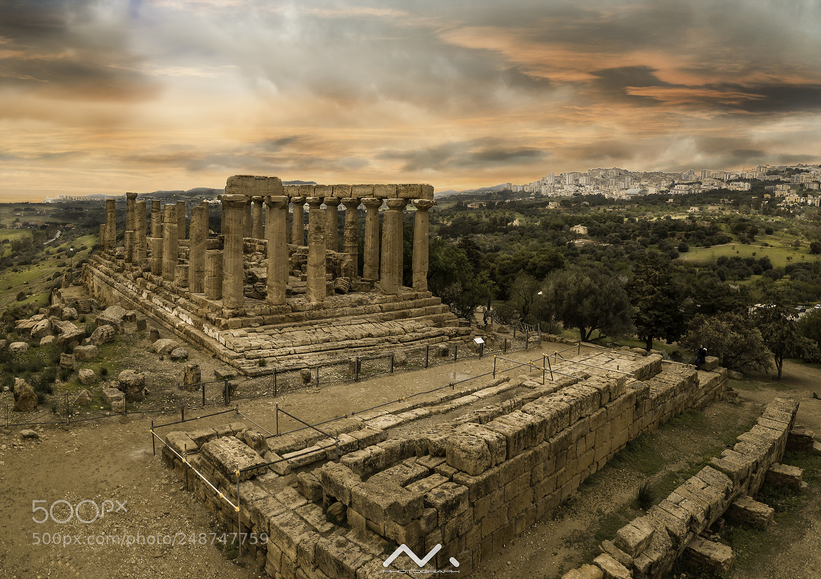 DJI FC220 sample photo. Tempio di hera lacinia photography