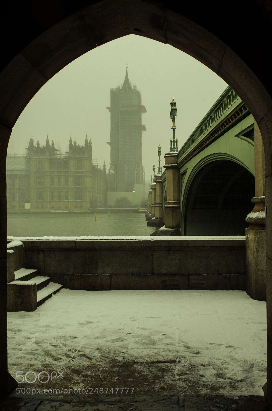 Nikon D5100 sample photo. Snowy westminister photography