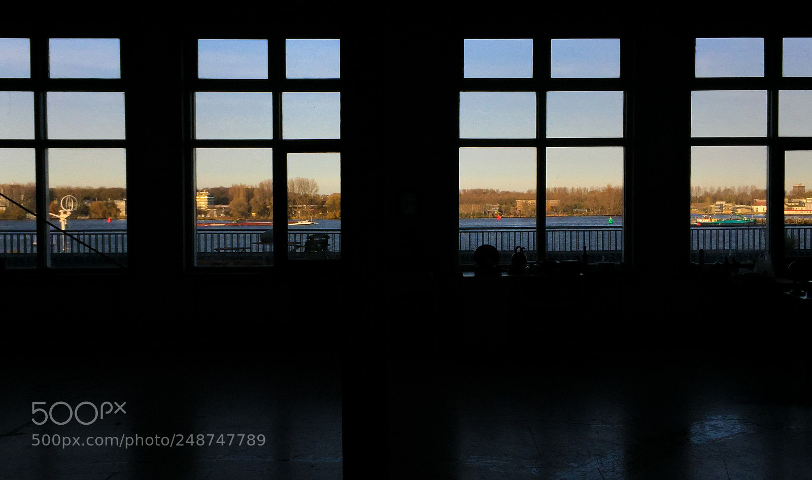 Apple iPhone 6 sample photo. Silhouette of windows overlooking photography