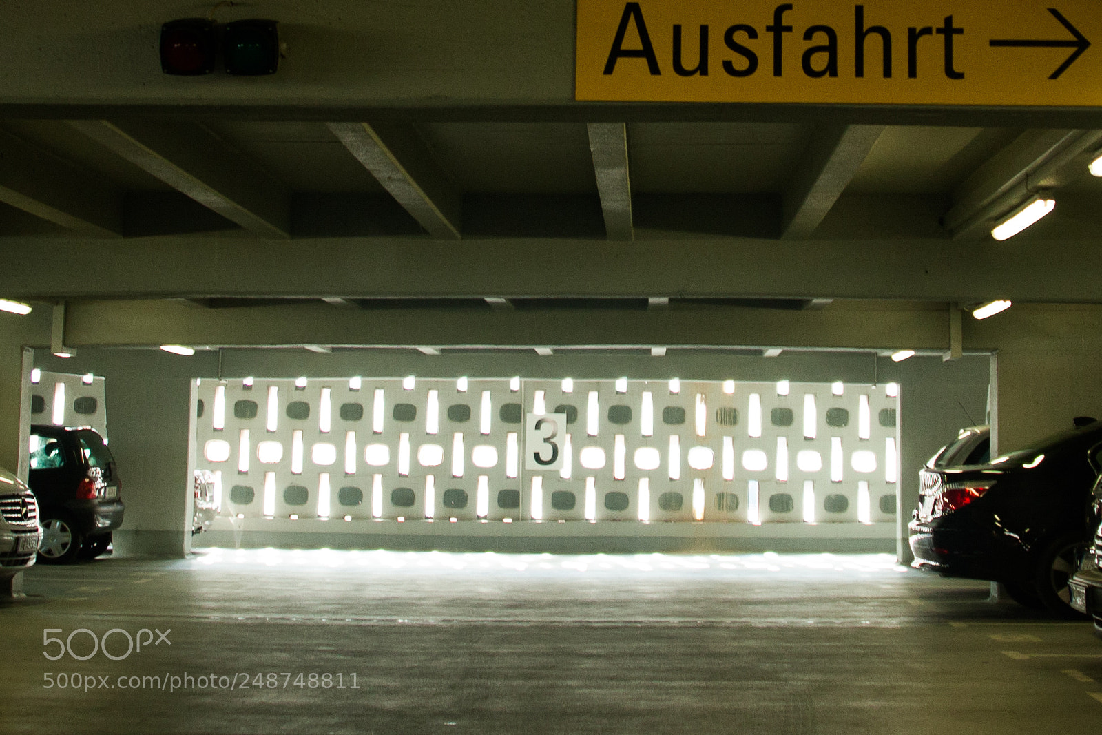 Canon EOS 40D sample photo. Parking garage photography