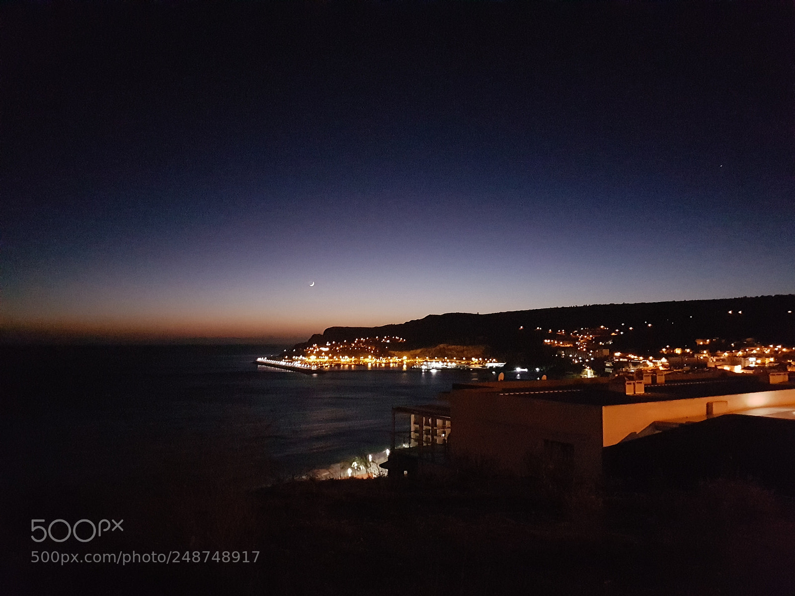 Samsung Galaxy S7 Edge sample photo. Sesimbra by night photography