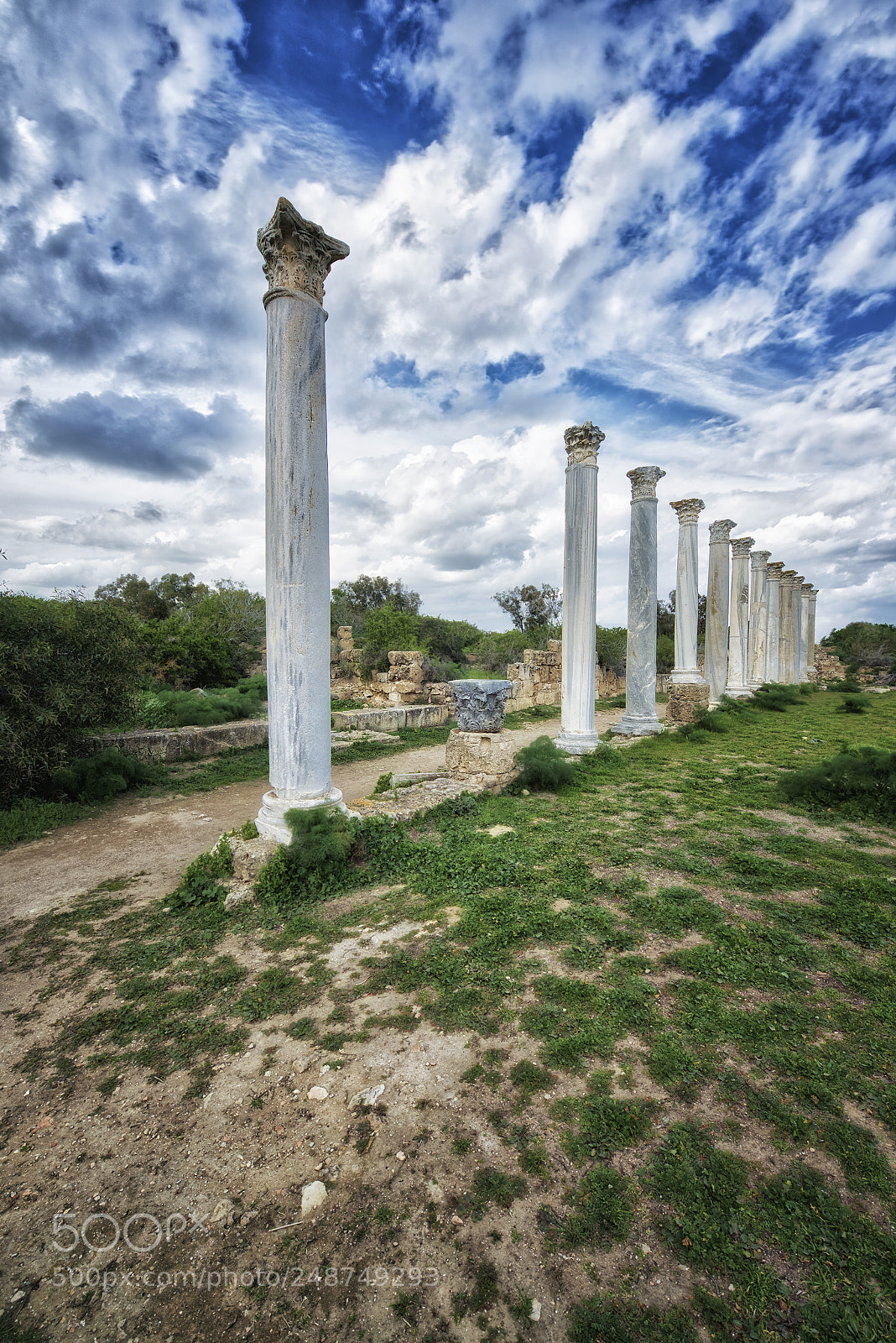 Nikon D800 sample photo. Ancient salamis photography