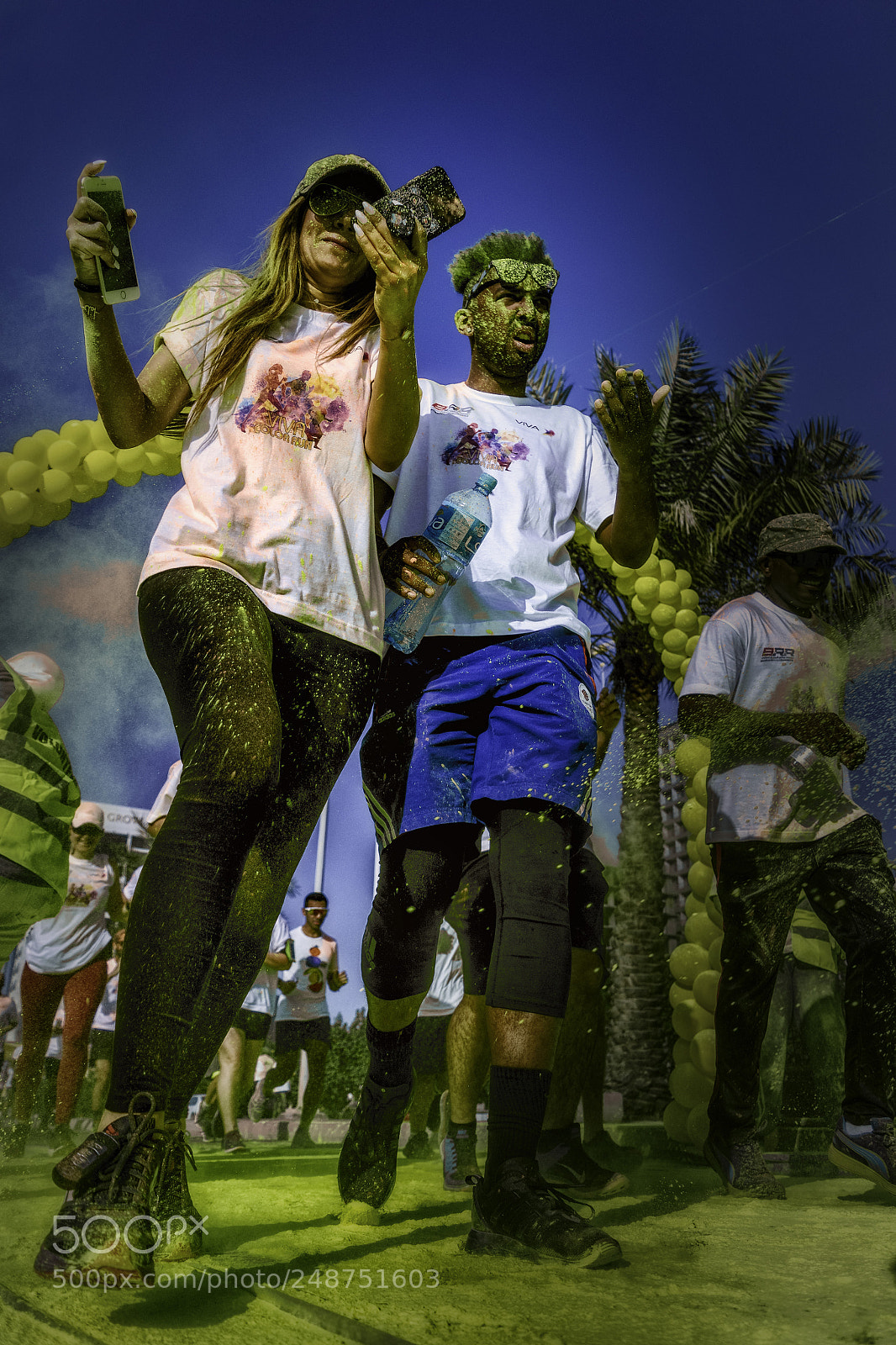 Nikon D3100 sample photo. Color run photography