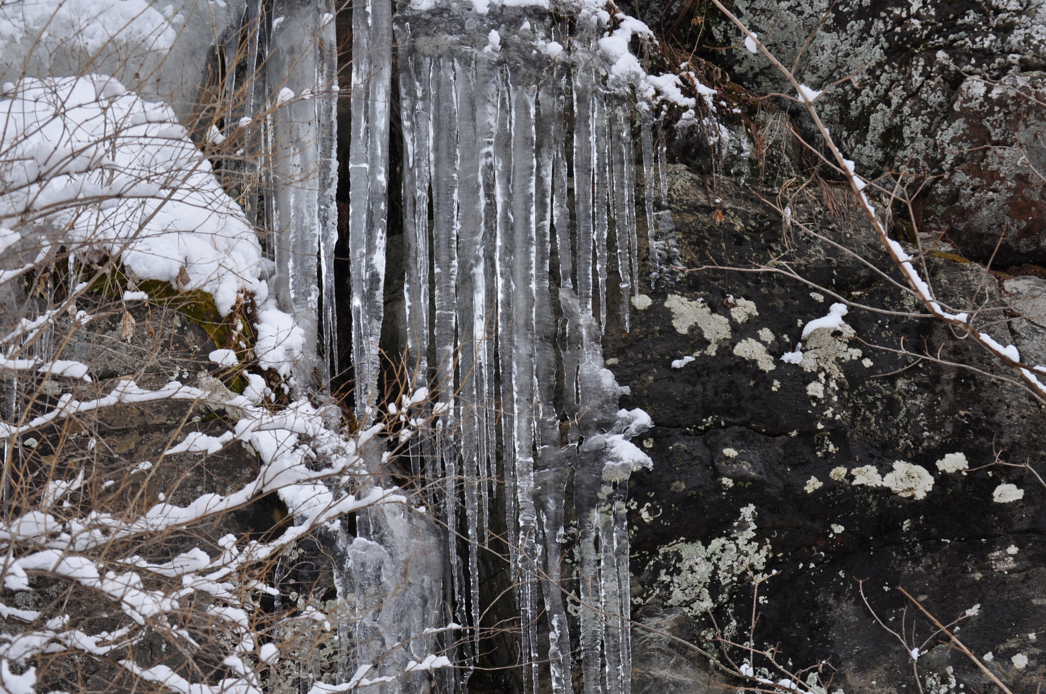 Nikon D5000 sample photo. Mountain ice photography