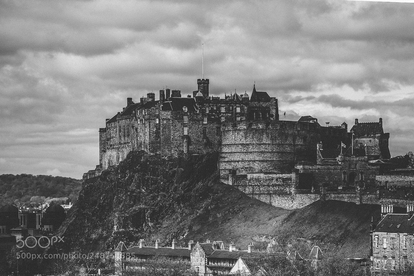 Nikon D7200 sample photo. Cloudy castle photography