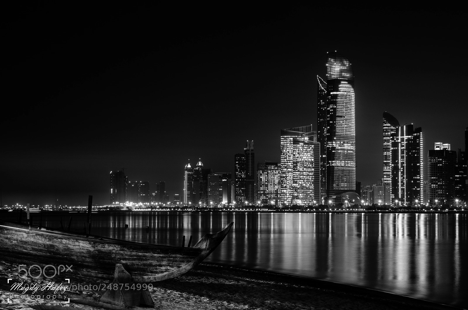 Nikon D5100 sample photo. Abu dhabi water front photography