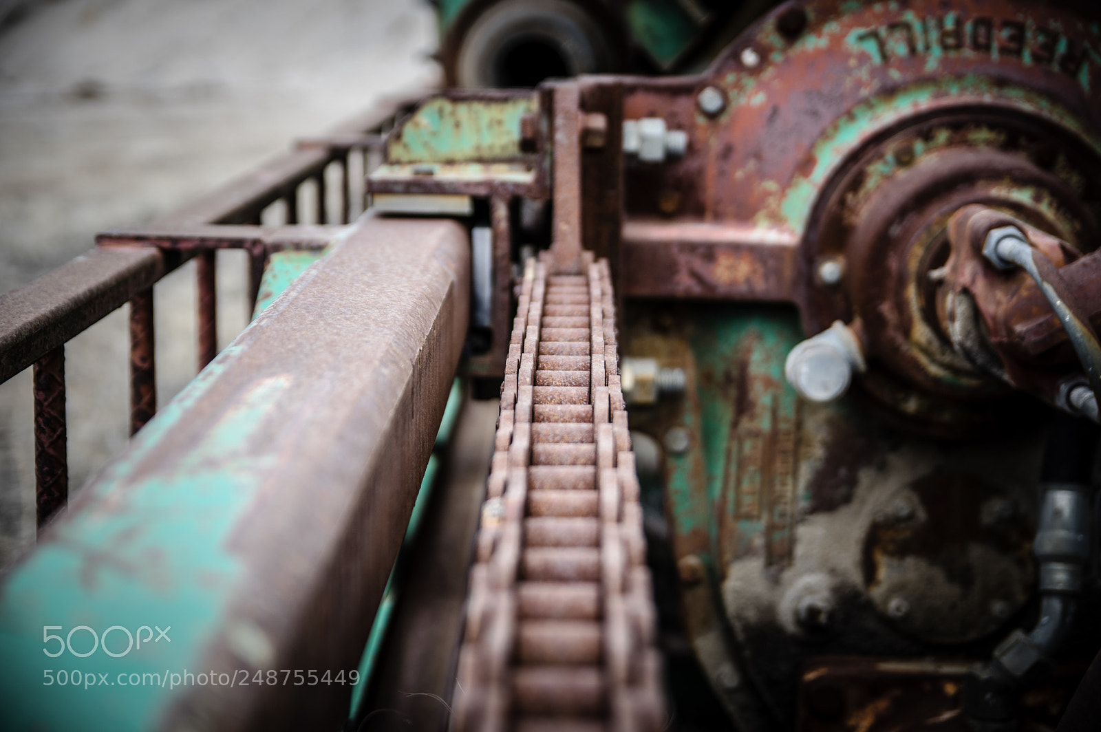 Pentax K-3 II sample photo. Rusty chain photography