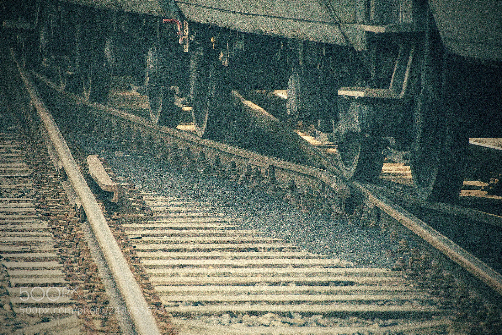Nikon D810 sample photo. Track photography