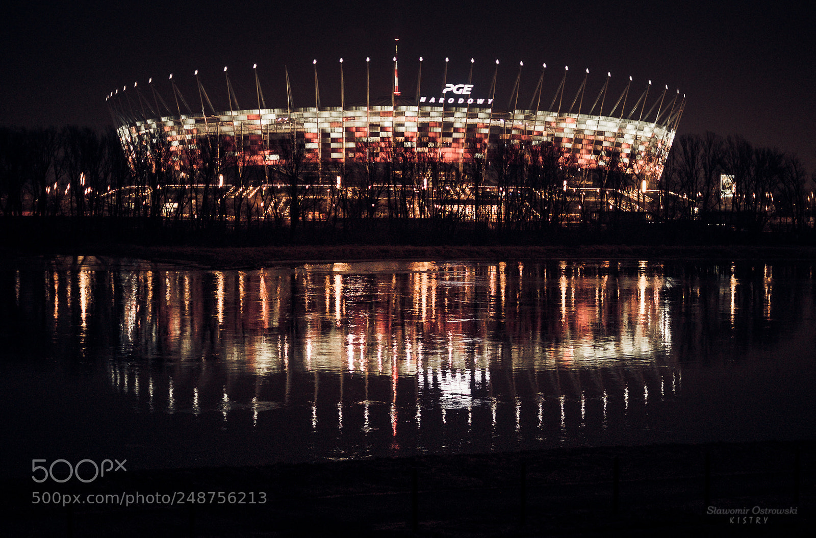 Fujifilm X-T1 sample photo. Warsaw stadium photography