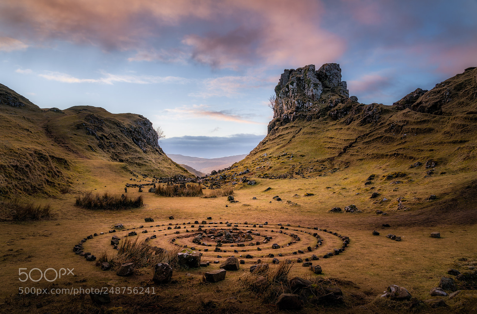 Sony a7R II sample photo. Fairy glen sunset photography