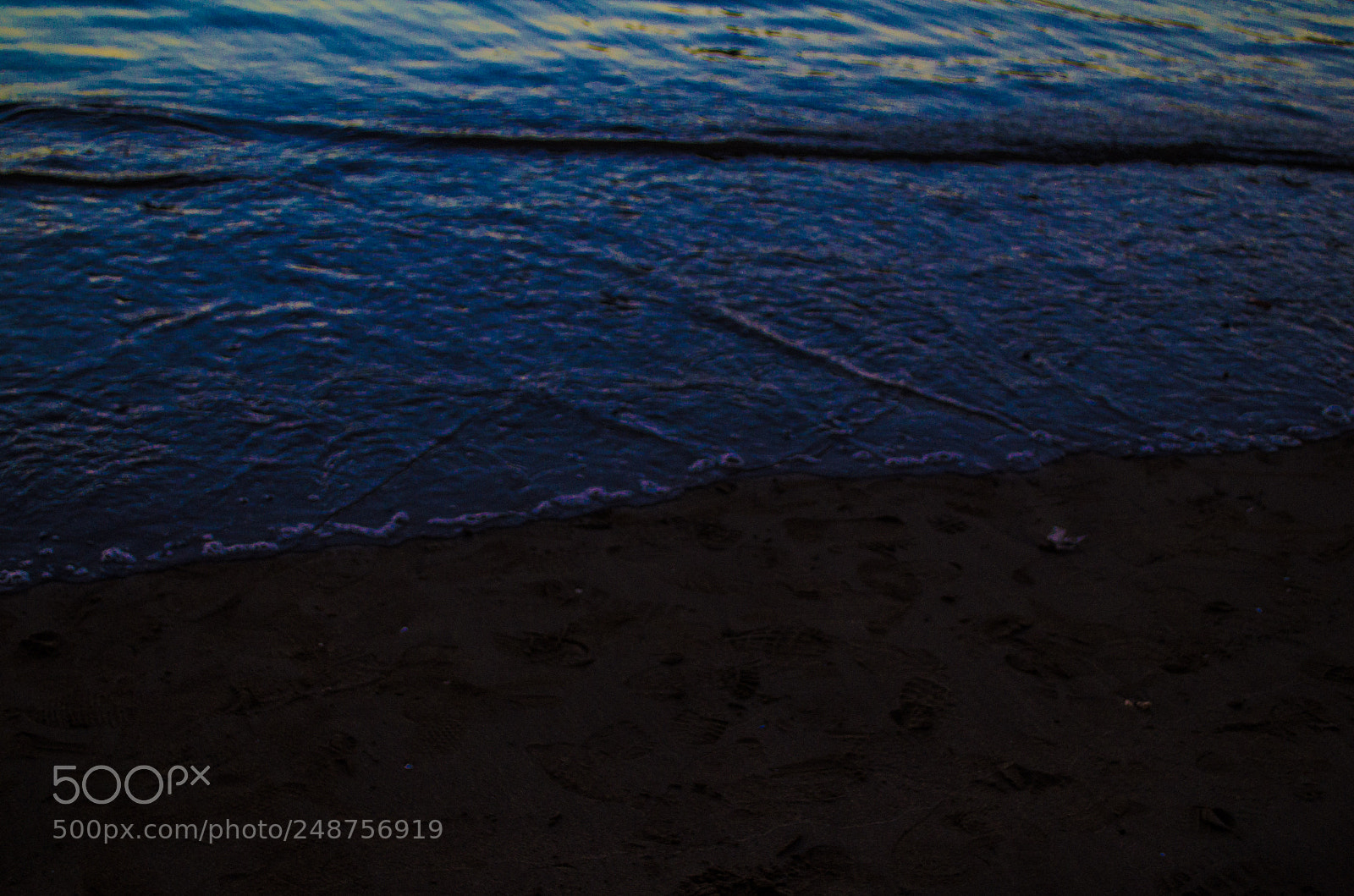 Nikon D5100 sample photo. Water slowly touching sand photography