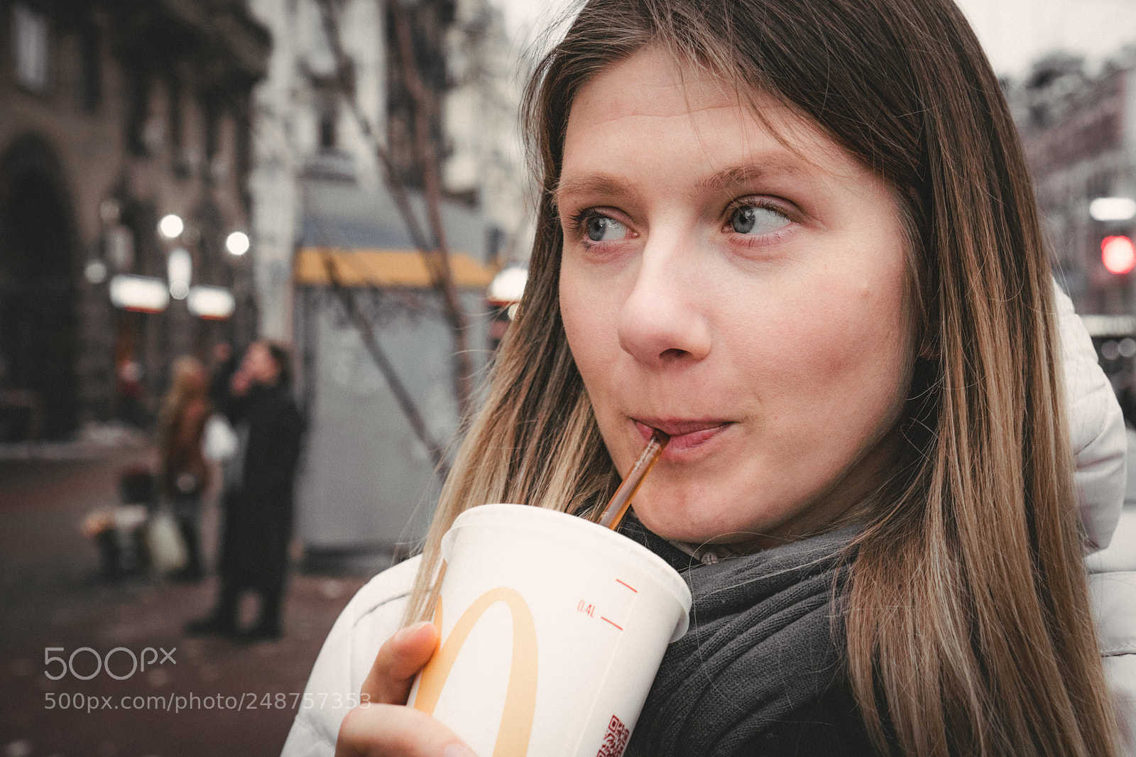 Sony a6500 sample photo. Cola girl in ukraine photography