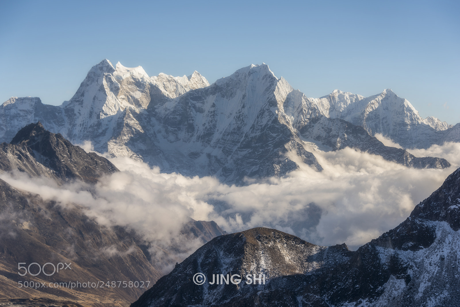 Nikon D810 sample photo. View from gokyo ri photography