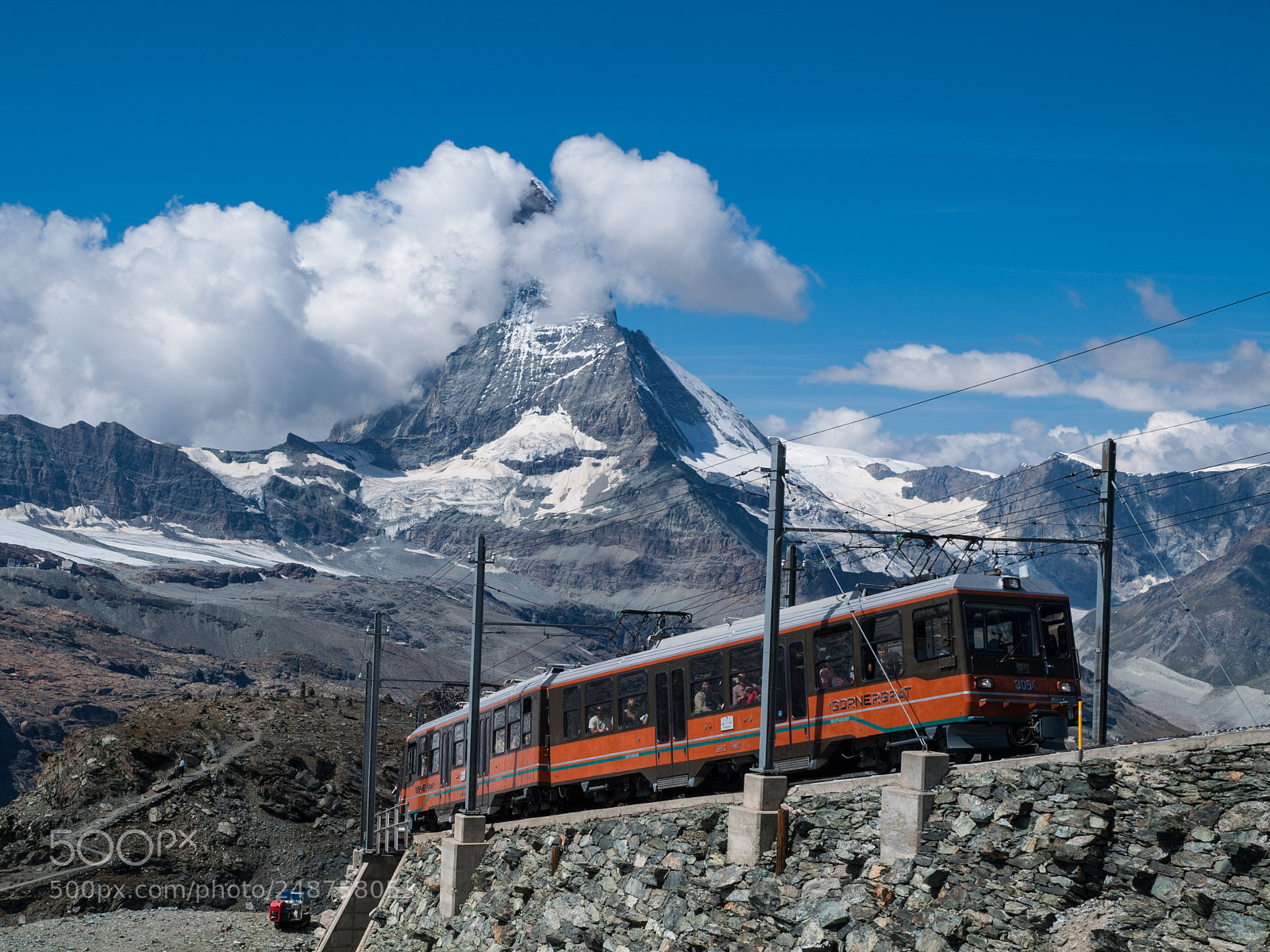 Olympus E-3 sample photo. Gornergratbahn photography