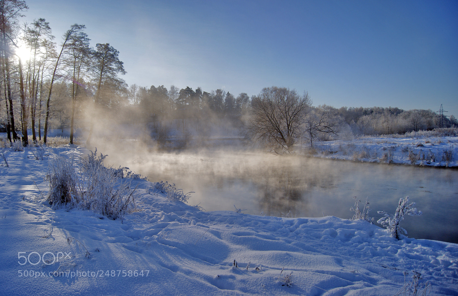 Sony Alpha DSLR-A290 sample photo. The pechorka river photography