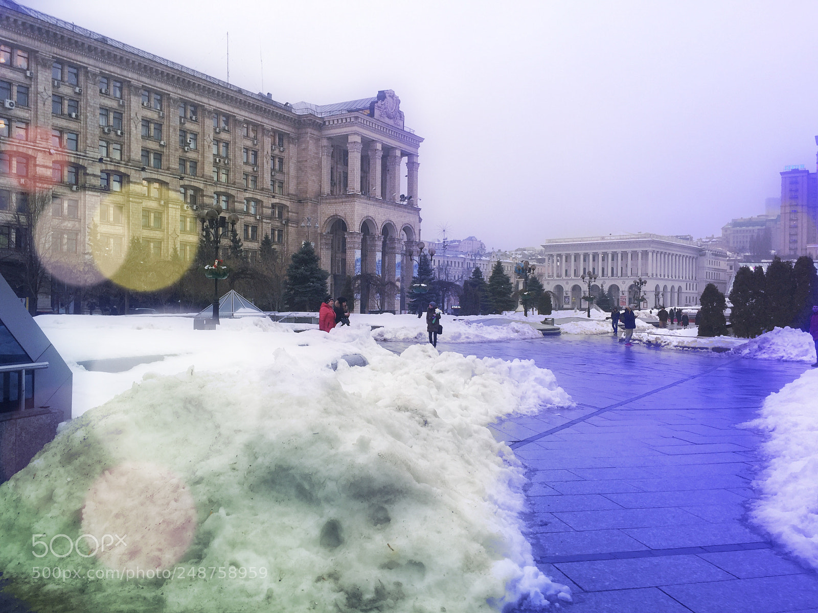 Apple iPhone 6 sample photo. Ukraine cold weather photography