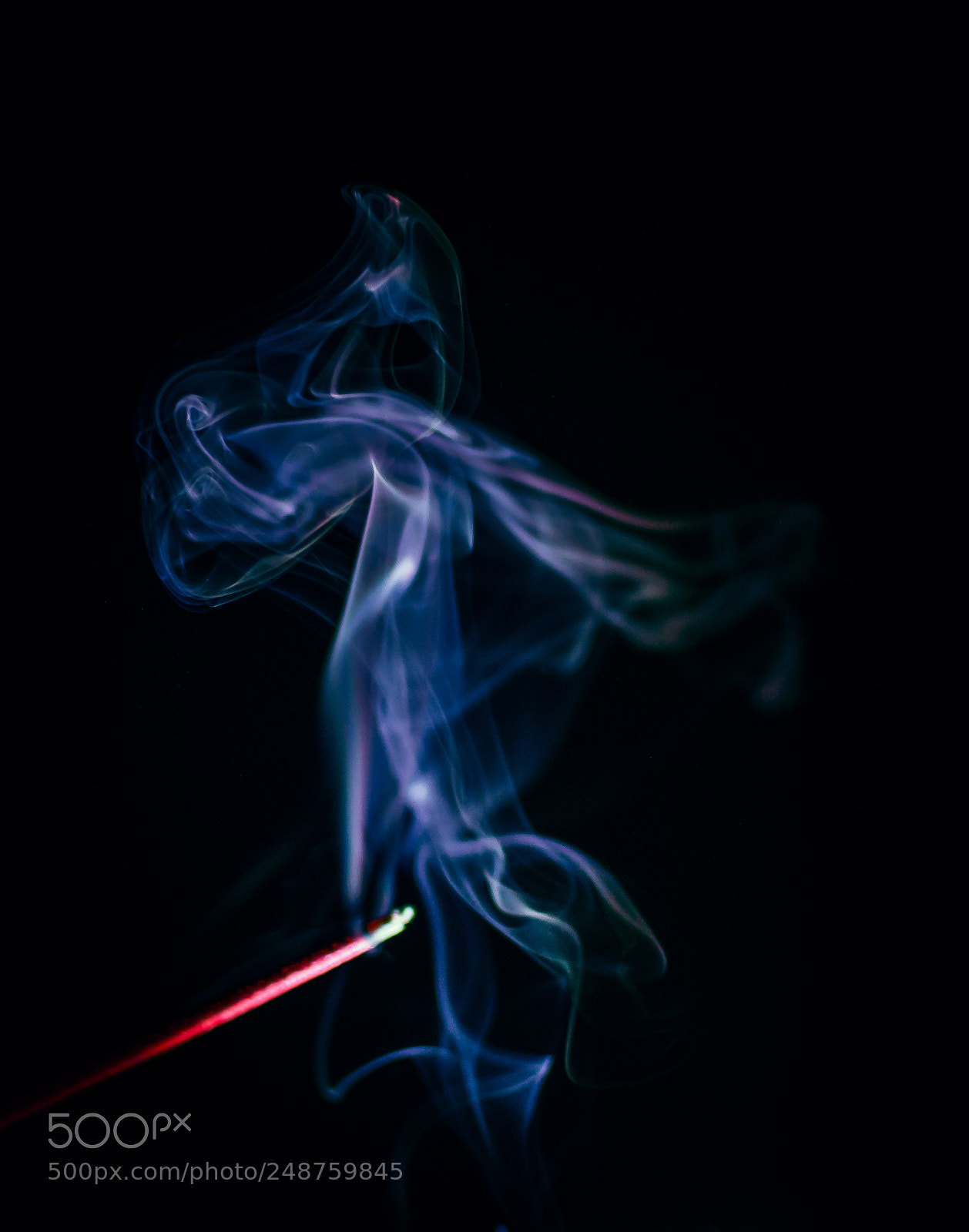 Nikon D3200 sample photo. Lady on the smoke photography