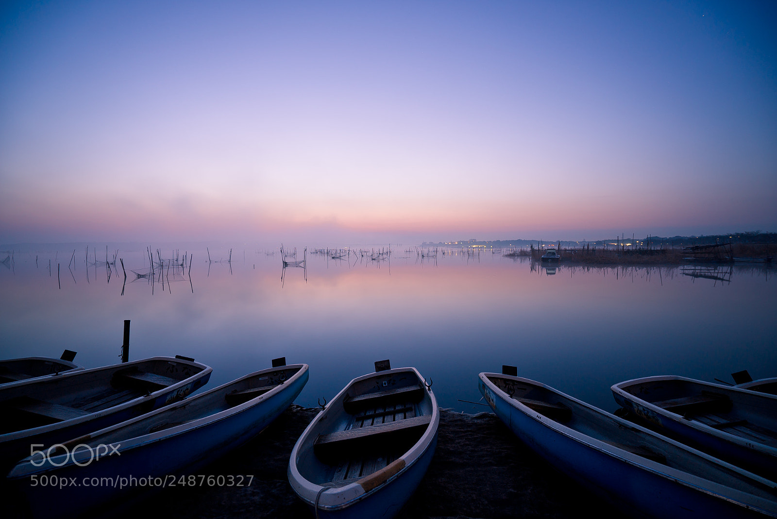 Sony a7S sample photo. Boats on foggy morning photography