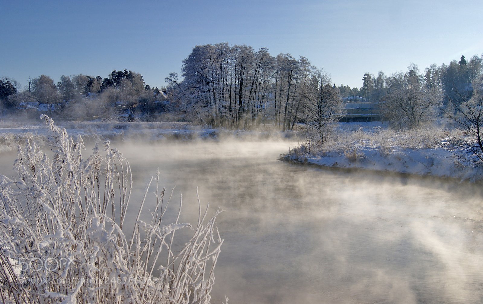 Sony Alpha DSLR-A290 sample photo. The pechorka river photography
