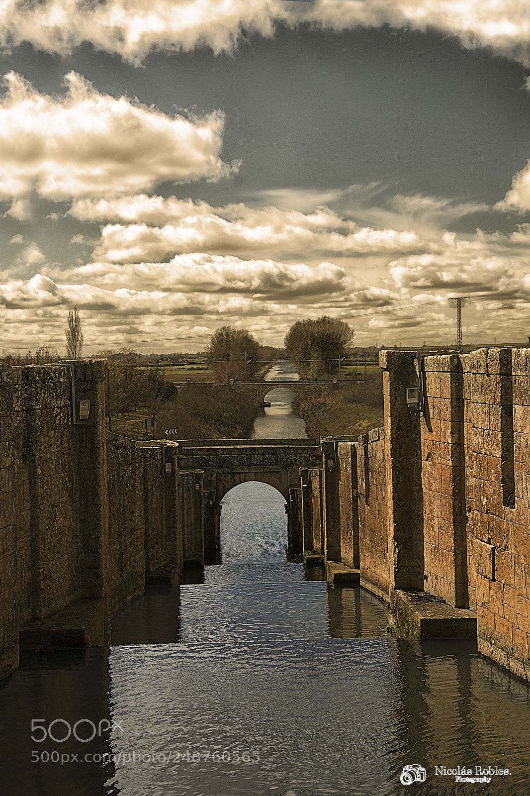 Nikon D7100 sample photo. Canal de castilla photography