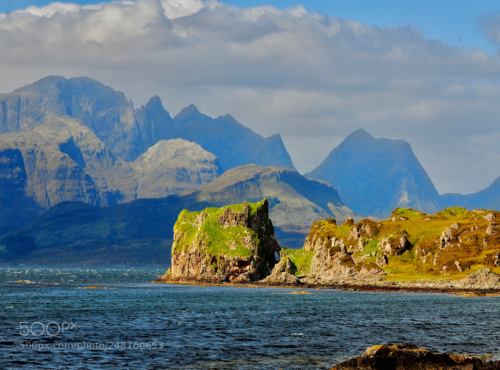 Nikon D300S sample photo. Dunscaith castle isle of photography