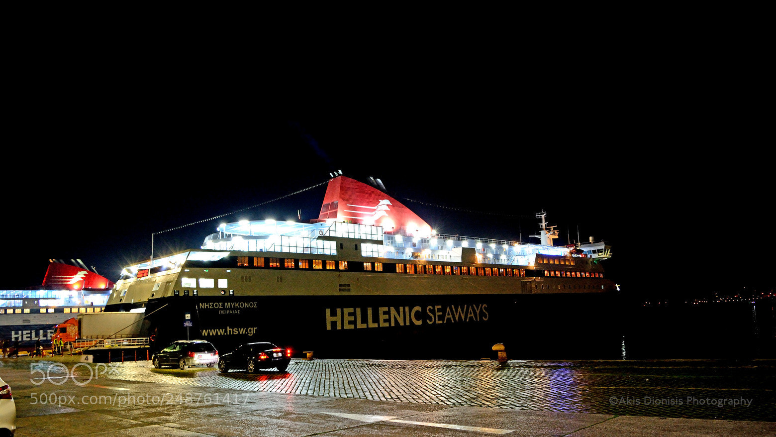 Nikon D5200 sample photo. Ro-ro passenger ships nissos photography