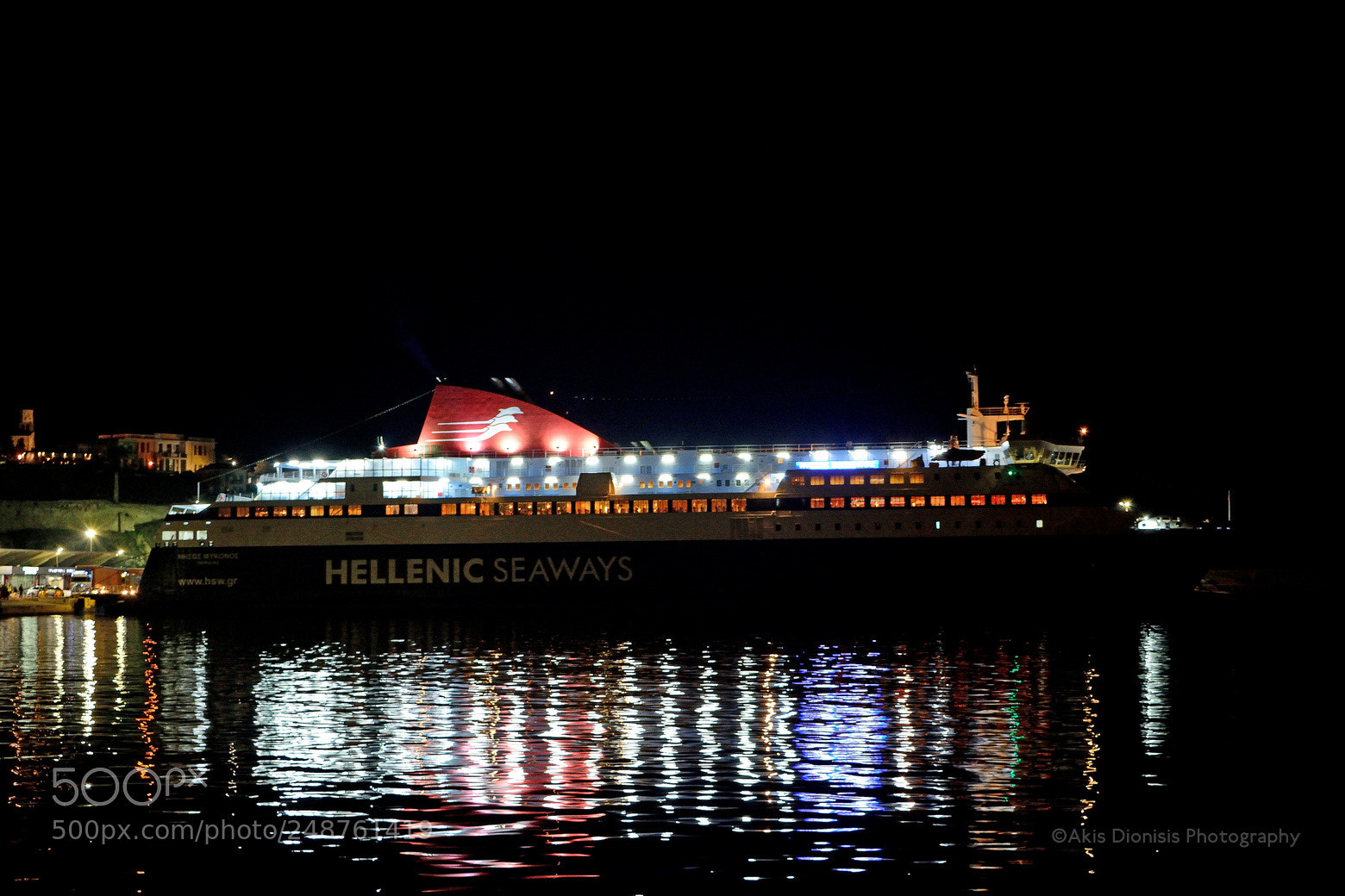 Nikon D5200 sample photo. Ro-ro passenger ships nissos photography