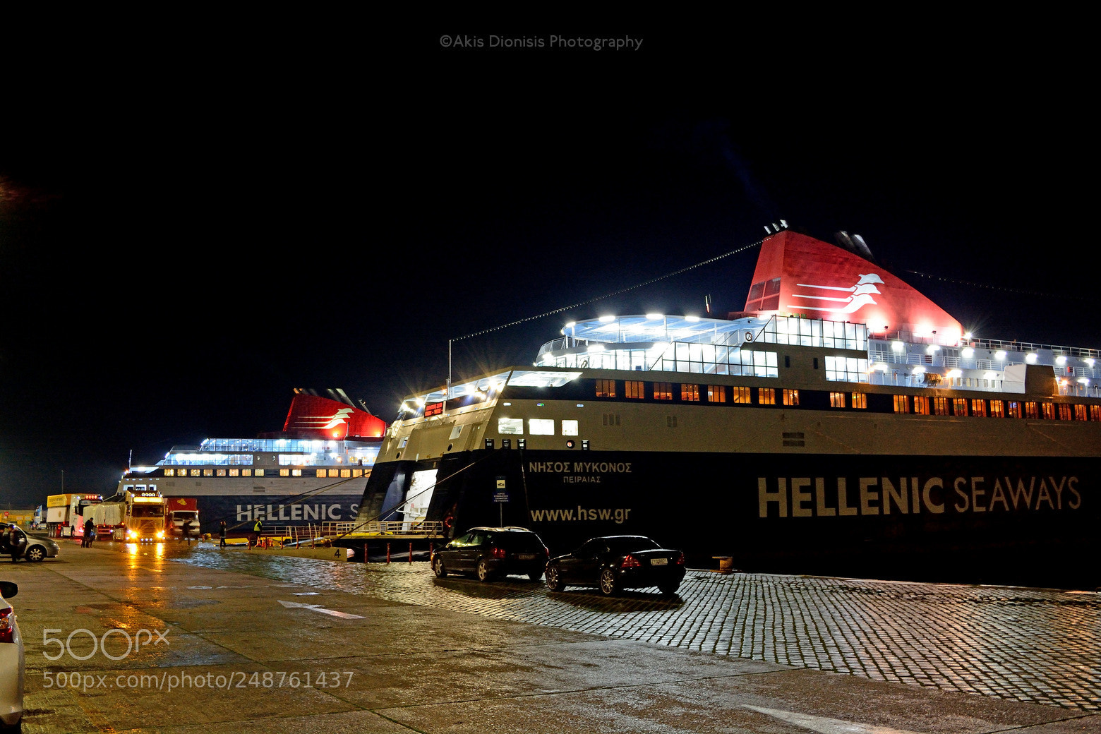 Nikon D5200 sample photo. Ro-ro passenger ships nissos photography