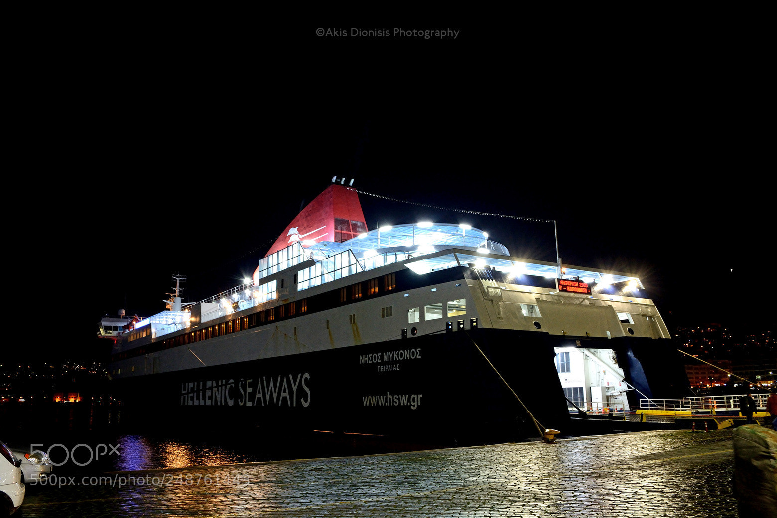 Nikon D5200 sample photo. Ro-ro passenger ships nissos photography