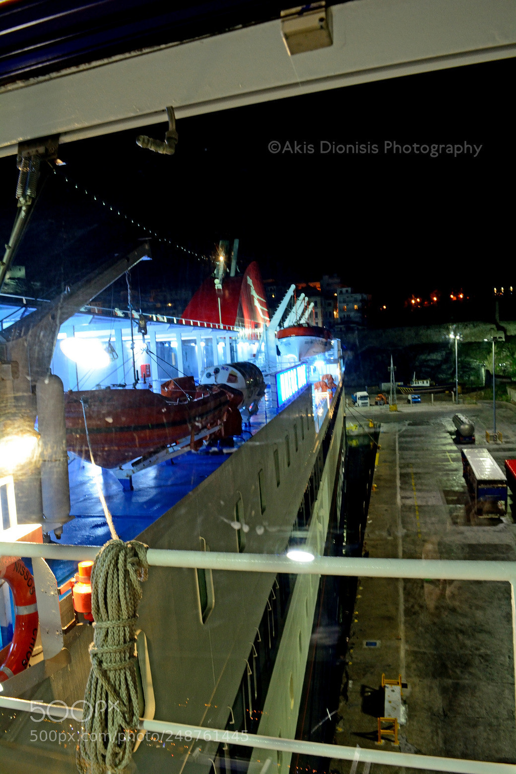 Nikon D5200 sample photo. Ro-ro passenger ships nissos photography