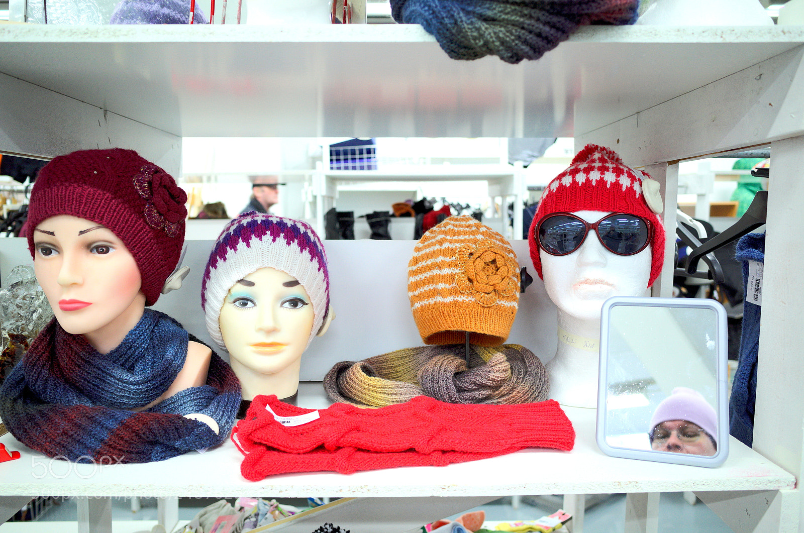 Ricoh GR II sample photo. Winter hats photography