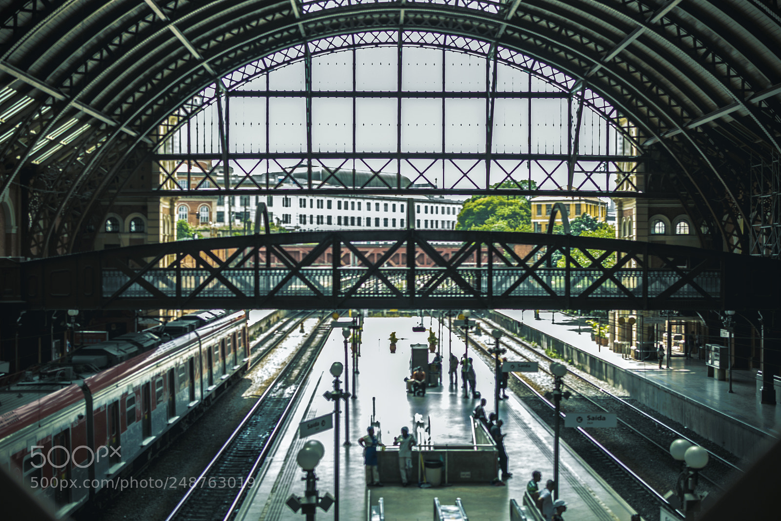 Nikon D5300 sample photo. Train station photography