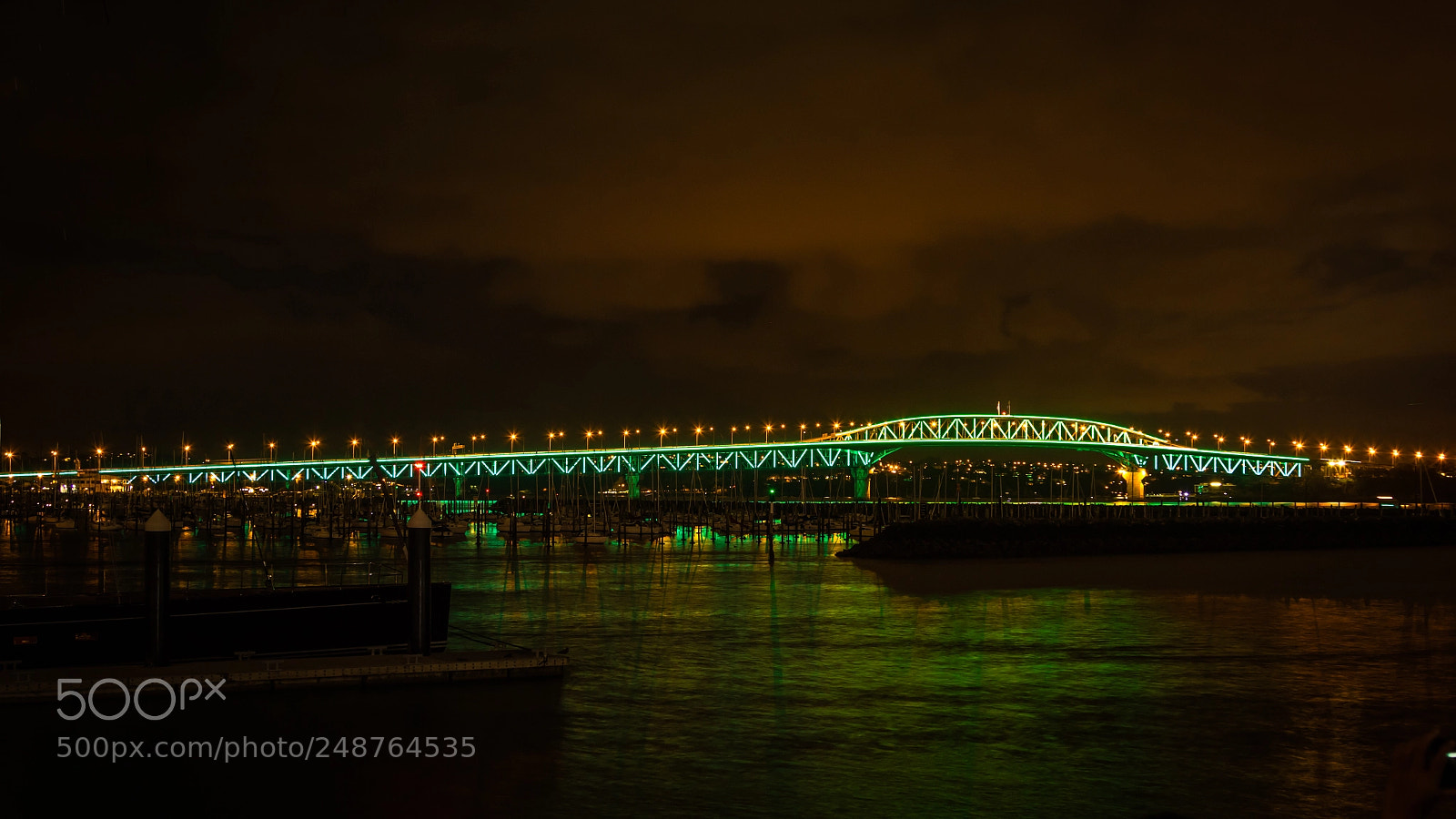 Canon EOS 7D Mark II sample photo. Auckland harbour bridge blue photography