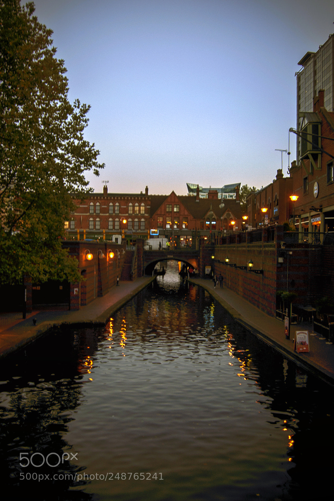 Nikon D50 sample photo. Broad street bridge, birmingham photography