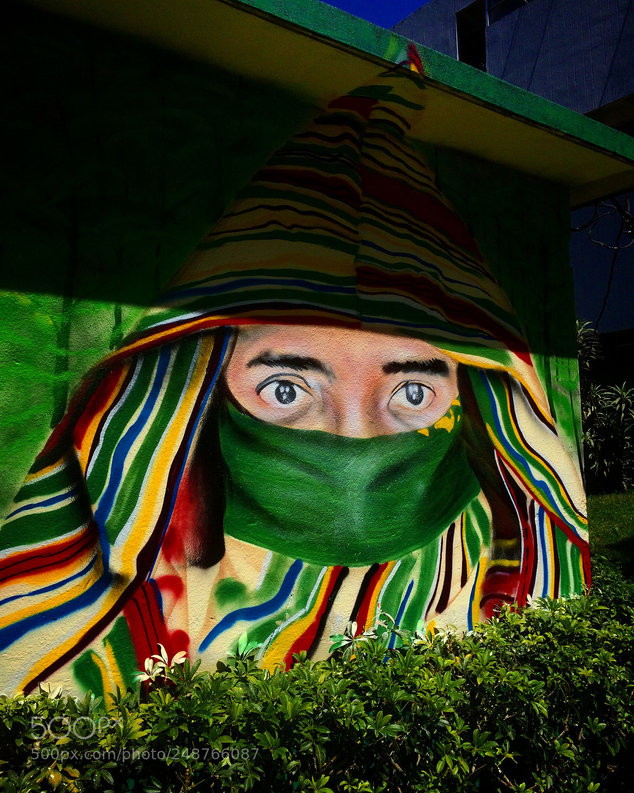 Apple iPhone 5s sample photo. Mural en la facultad photography
