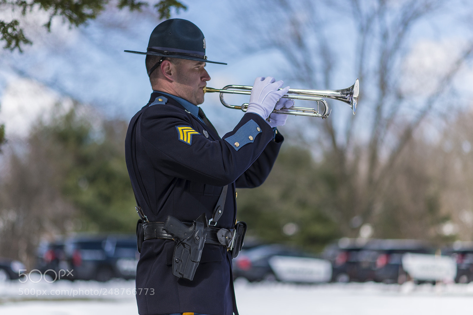 Nikon D4 sample photo. Bugler photography