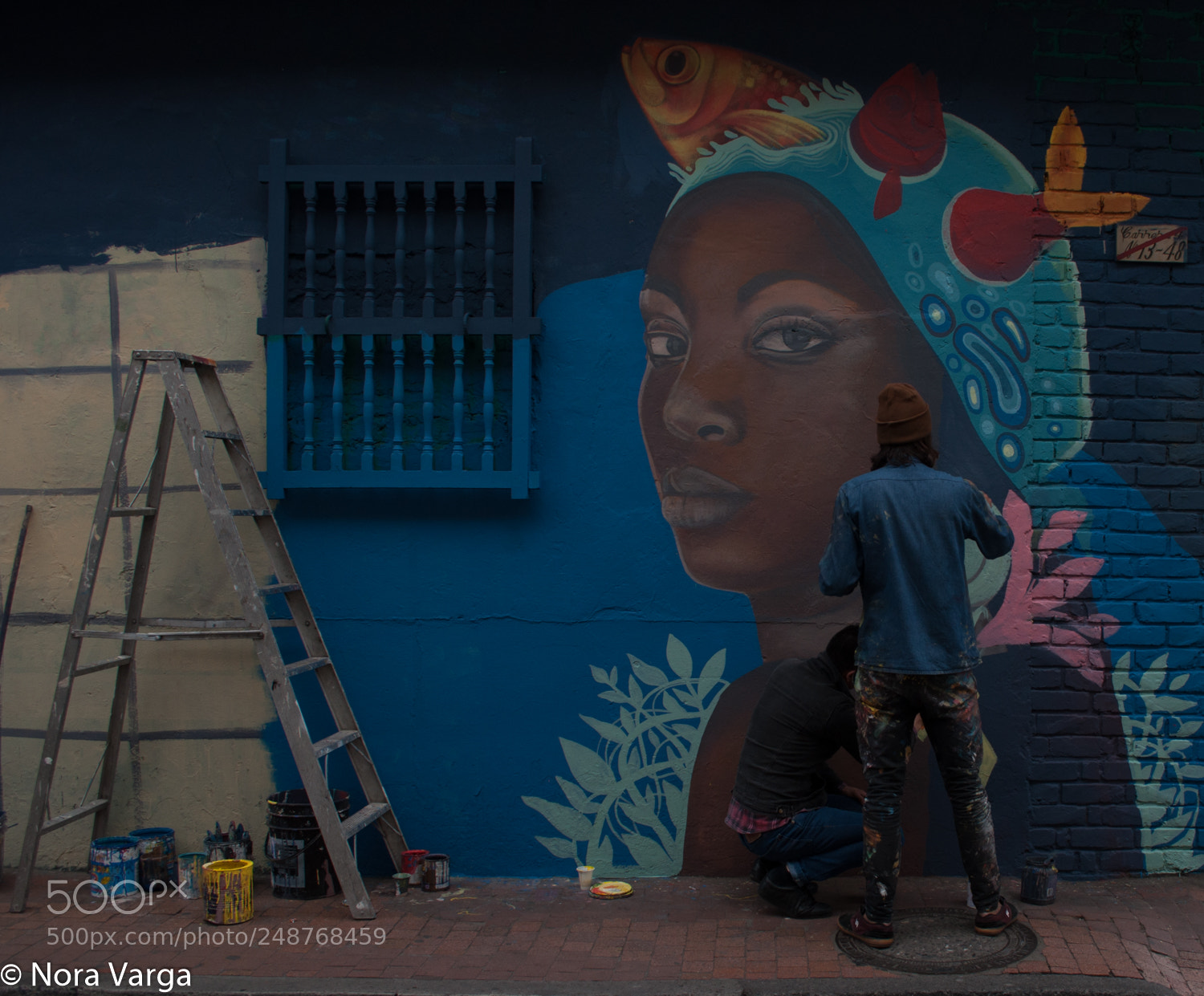 Nikon D5000 sample photo. Street art photography