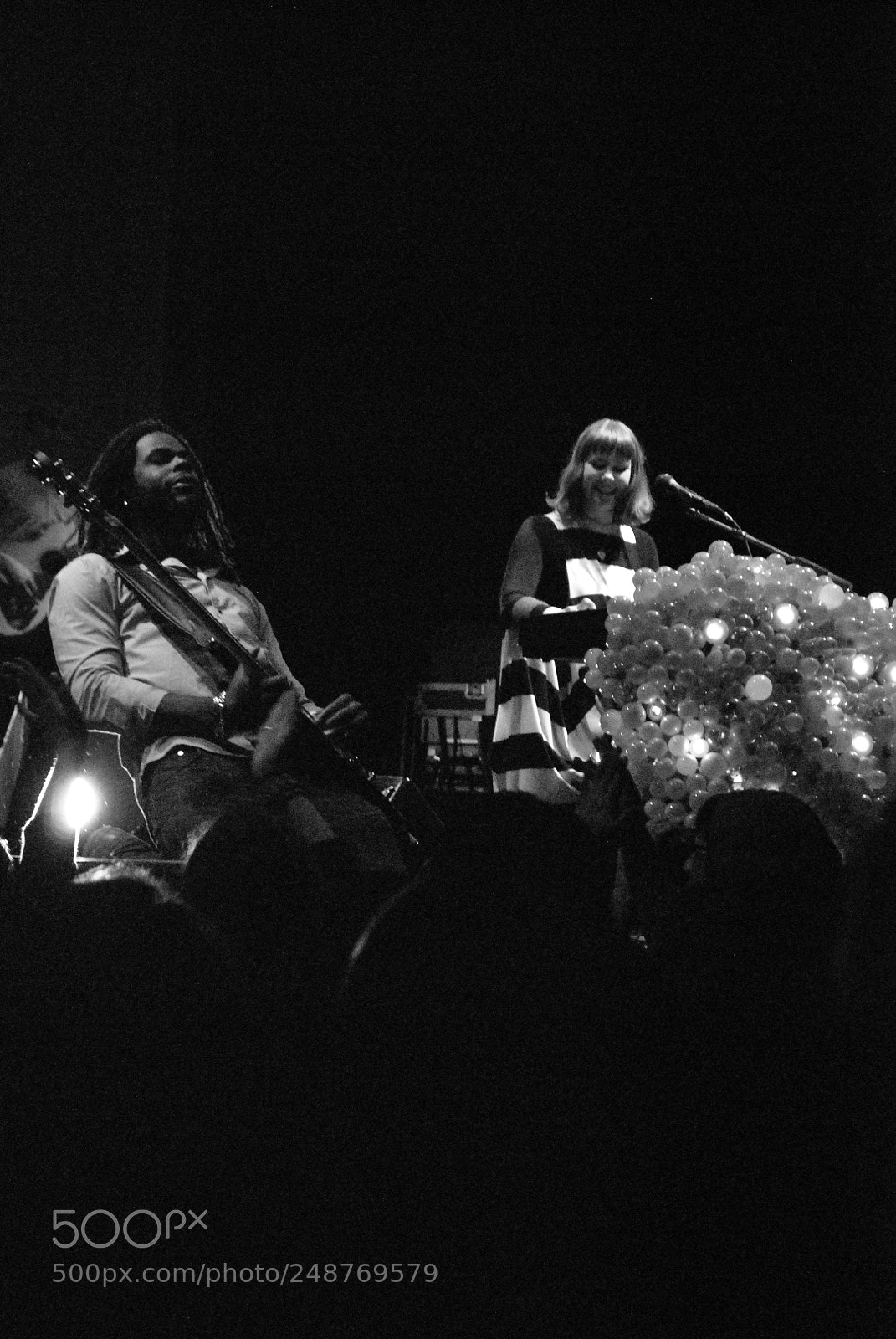 Nikon D60 sample photo. Kate nash & guitarist photography