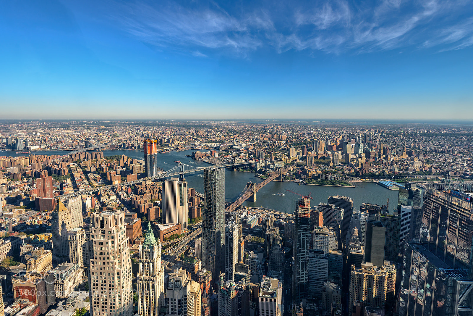 Nikon D800 sample photo. Aerial view of skyline photography