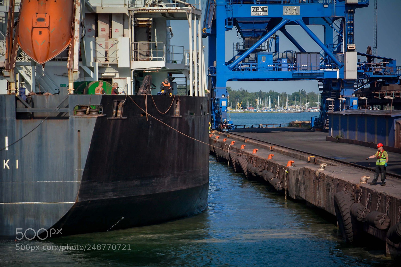 Nikon D7100 sample photo. Oxelösund harbour photography