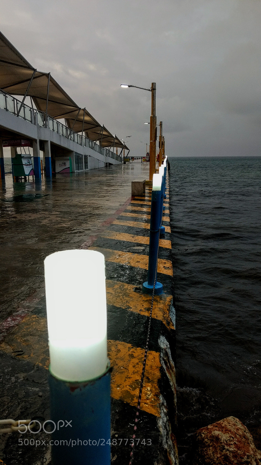 Motorola Moto G (4) sample photo. Lluvia sobre el mar photography